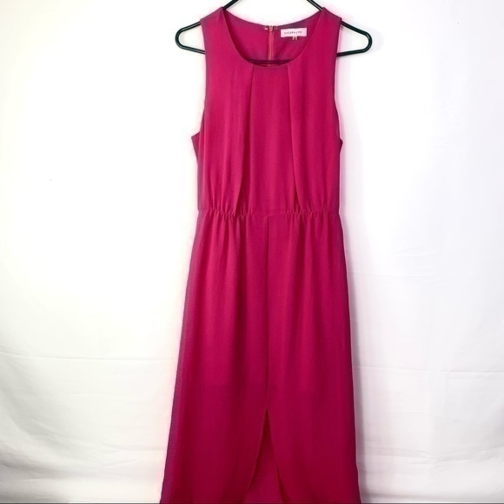 Sugar lips Women’s Maxi Dress Pink SZ Small